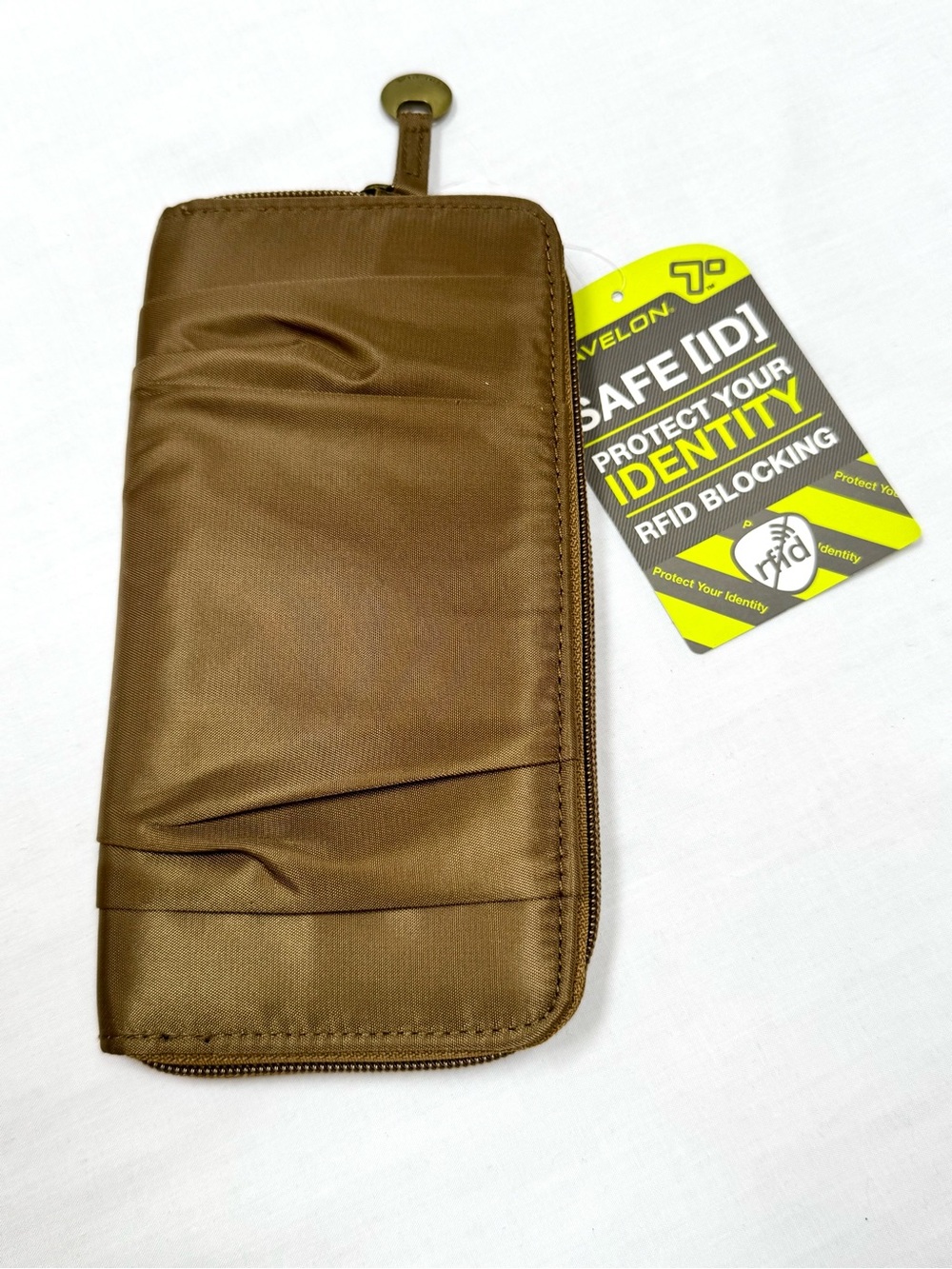 New Travelon Anti-Theft Crossbody Bag and Safe ID Wallet Set Gold NWT Travel - Picture 7 of 14